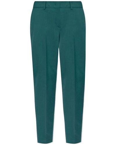 PS by Paul Smith Wool Trousers, - Green