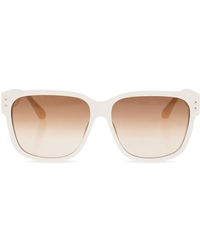Linda Farrow 'perry' Sunglasses, - White