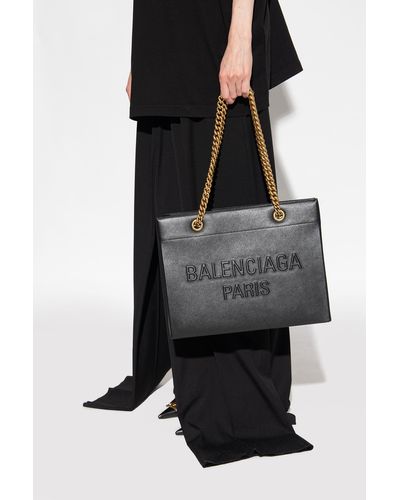Balenciaga 'Duty Free Medium' Shopper Bag - Black