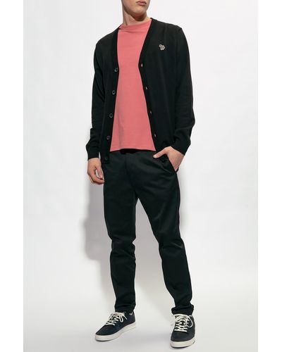PS by Paul Smith T-Shirt With Logo Patch - Pink