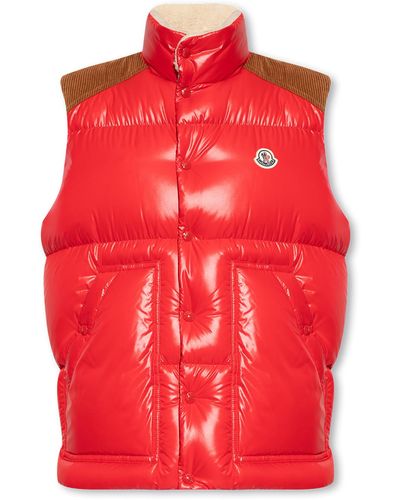 Moncler tib gilet clearance red