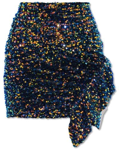 IRO 'dasia' Sequinned Skirt, - Blue
