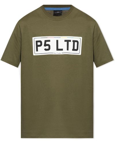 PS by Paul Smith T-shirt With Print, - Green