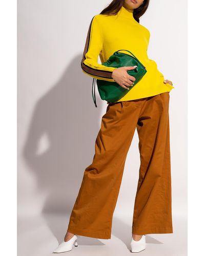 Victoria Beckham Turtleneck Sweater - Yellow