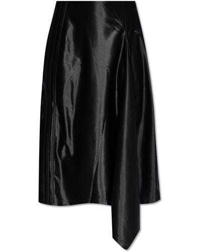 adidas Originals Asymmetrical Skirt With Logo, - Black