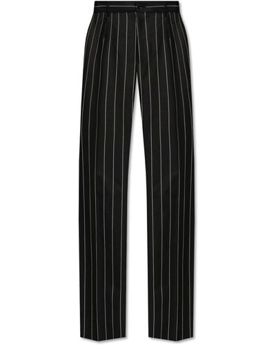 Dolce & Gabbana Wool Trousers, - Black