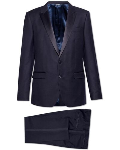 Dolce & Gabbana Wool Suit, - Blue