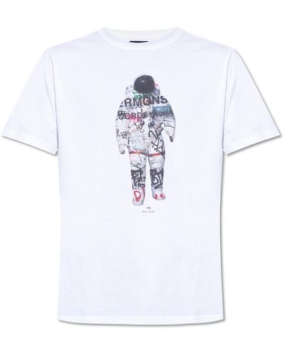PS by Paul Smith Ps Paul Smith Printed T-Shirt - White