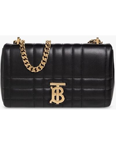 Burberry ‘Lola Small’ Quilted Shoulder Bag - Black