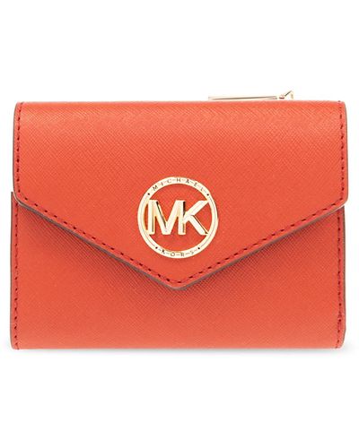 MICHAEL Michael Kors Wallet With Logo - Orange