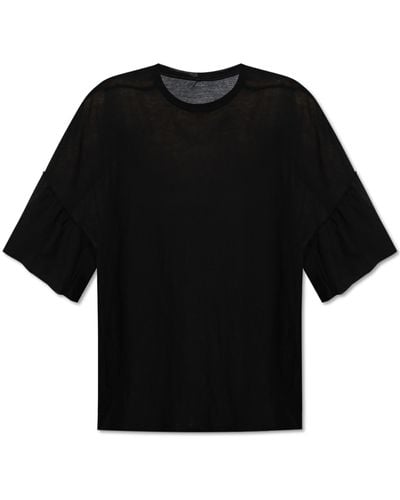Rick Owens ‘Tommy’ Oversized T-Shirt - Black