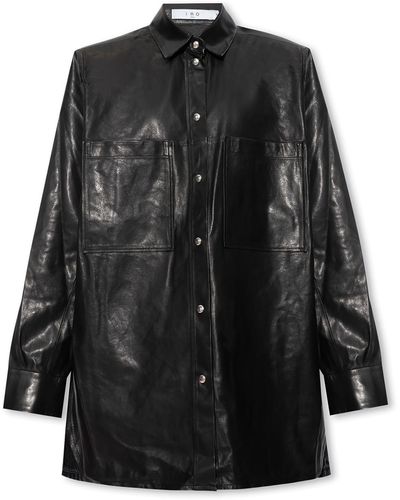 IRO 'alegre' Leather Shirt - Black