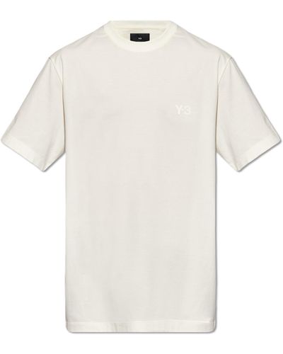 Y-3 T-shirt With Logo, - White
