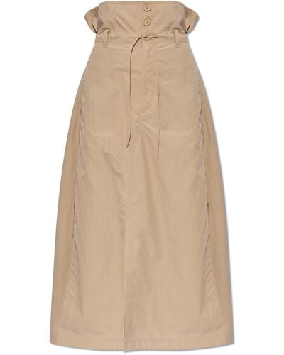 Y-3 High-waisted Skirt, - Natural