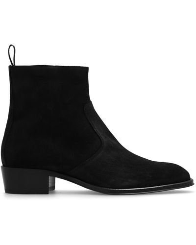 Giuseppe Zanotti ‘Ludhovic’ Suede Ankle Boots - Black