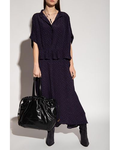 Isabel Marant 'alona' Skirt - Purple