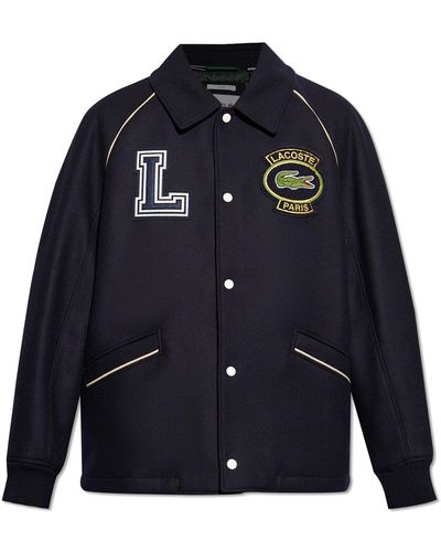 Lacoste Jacket With Logo - Blue