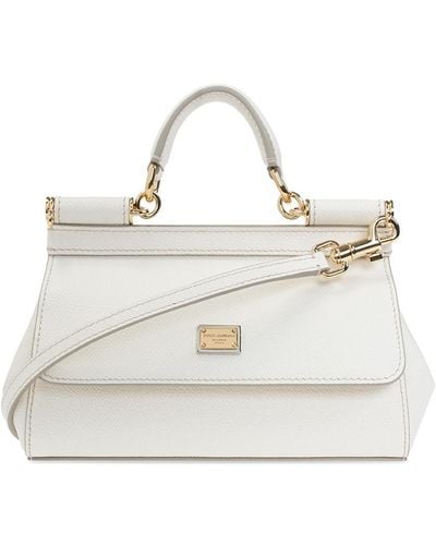 Dolce & Gabbana ‘Sicily’ Shoulder Bag - White