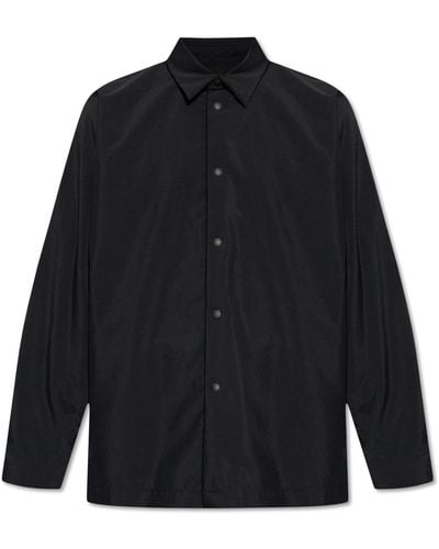 Homme Plissé Issey Miyake Long Sleeve Shirt - Black