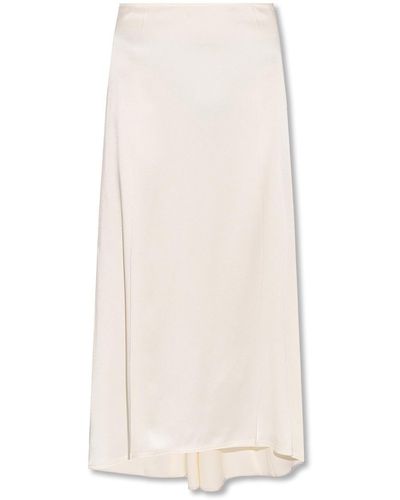 Victoria Beckham Asymmetrical Skirt - Natural