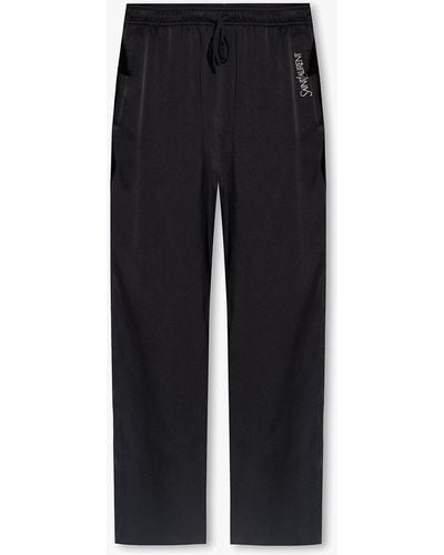 Saint Laurent Relaxed-Fitting Trousers - Black