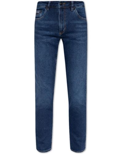 Versace Jeans Couture Jeans With Logo - Blue