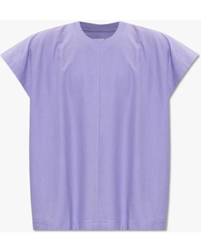 Homme Plissé Issey Miyake Cotton T-shirt, - Purple