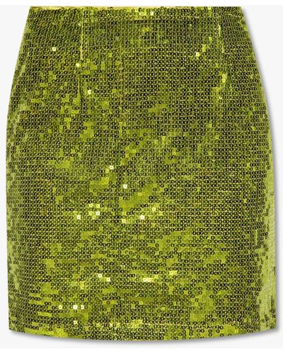 Gestuz ‘Tullagz’ Sequinned Skirt - Green