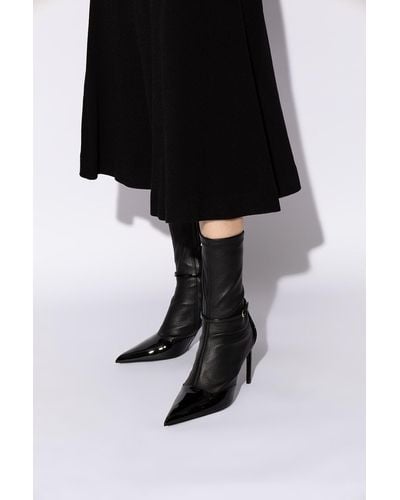 Ferragamo ‘Britt’ Heeled Ankle Boots - Black