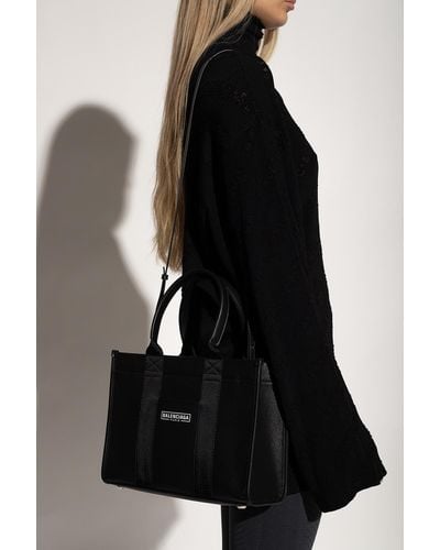 Balenciaga ‘Hardware’ Shopper Bag - Black