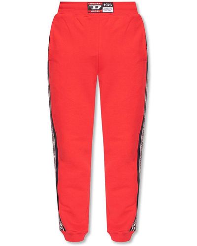 DIESEL 'amsb-bounss-ht02' Sweatpants - Red