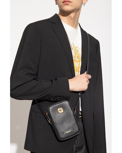 Versace ‘Medusa Mini’ Shoulder Bag - Black