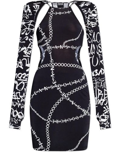 Versace Jeans Couture Dress With Cutouts - Black