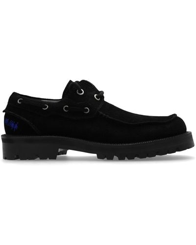 Adererror Leather Shoes, - Black