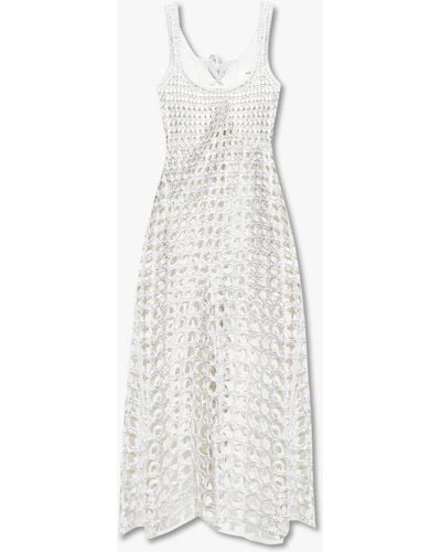 Chloé Sleeveless Dress - White
