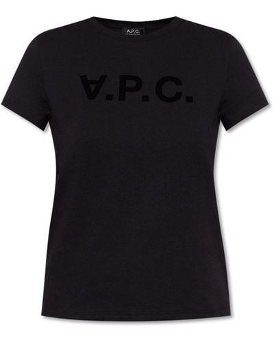 A.P.C. Checked Shirt - Black