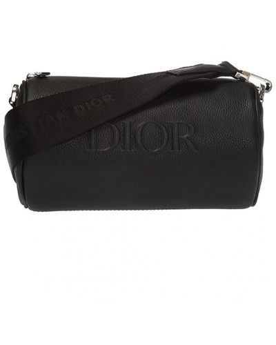 Dior 'roller' Branded Shoulder Bag - Black