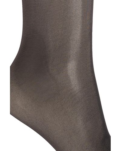 Dolce & Gabbana Stockings With Logo, - Brown
