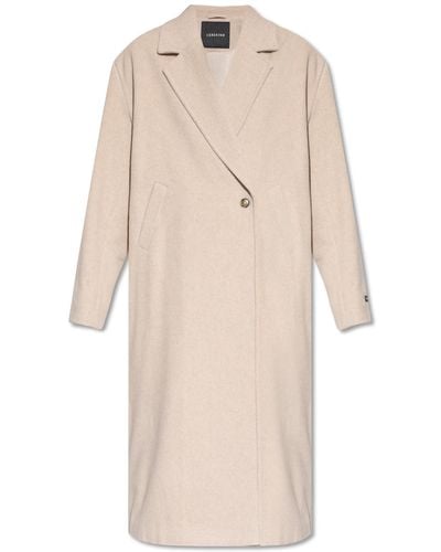 Herskind 'zion' Wool Coat, - Natural