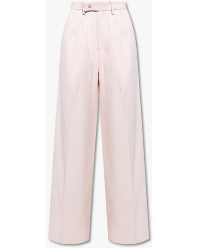 Amiri Trousers With Wide Legs - Pink