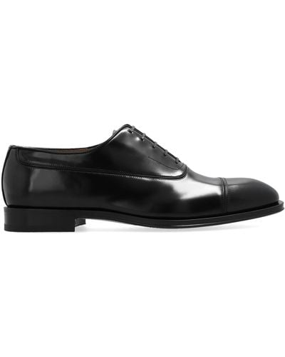 Ferragamo 'fermin' Shoes, - Black