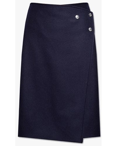 Burberry 'peony' Skirt, - Blue