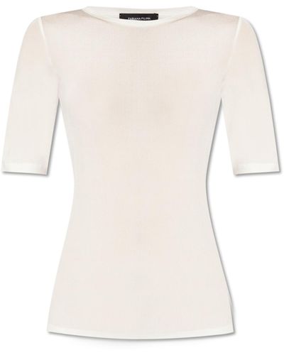 Fabiana Filippi Top With Cut-out, - White