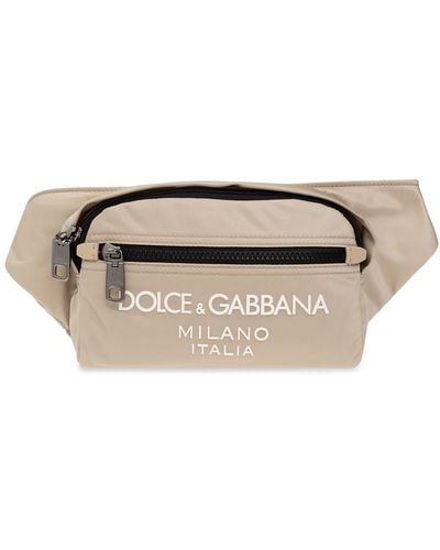 Dolce & Gabbana Belt Bag With Logo - Multicolour