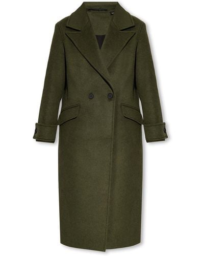 AllSaints ‘Mabel’ Double-Breasted Coat - Green