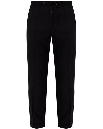 Paul Smith Pleat-Front Trousers - Black