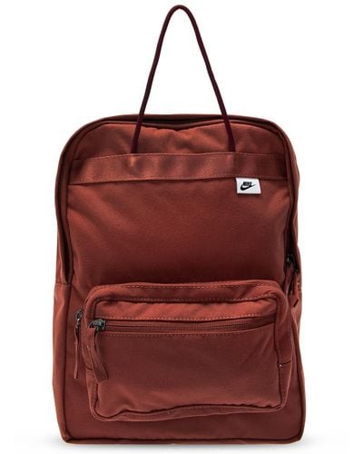 Nike 'tanjun' Backpack With Logo - Brown