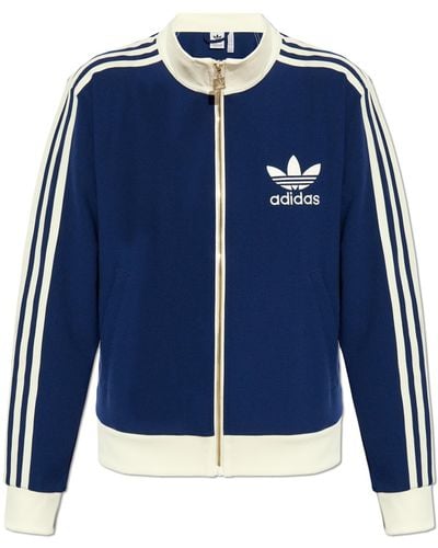 adidas Originals Sweatshirt With Logo, - Blue
