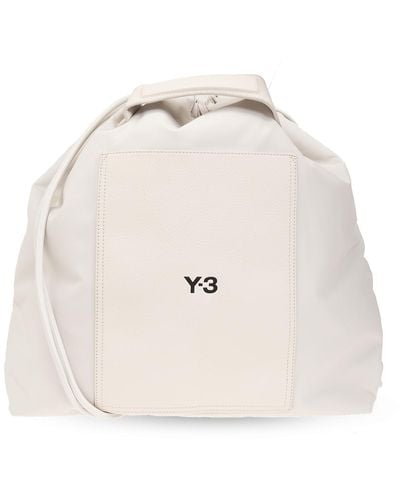 Y-3 Backpack With Logo, - Natural