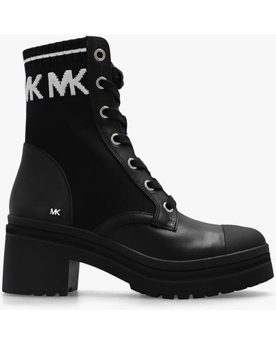 MICHAEL Michael Kors 'brea' Heeled Ankle Boots - Black